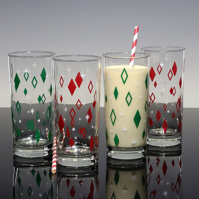 Retro Holiday Collins Drinkware Set