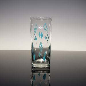 8-Color Diner Diamonds Collins Drinkware Set