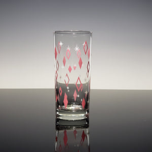 8-Color Diner Diamonds Collins Drinkware Set