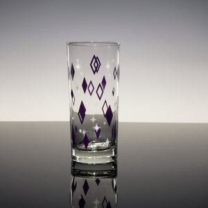 8-Color Diner Diamonds Collins Drinkware Set