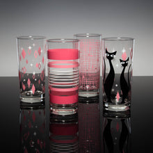 Load image into Gallery viewer, Pink MCM Mixed Print Collins Glasses Set