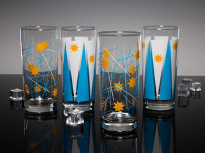 Toledo Sparks Drinkware 4 Glass Set