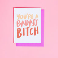 Badass B*tch Card - egads-shop