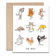 Yoga Cats Card - egads-shop
