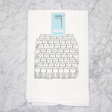 Load image into Gallery viewer, Cats on Cats Tea Towel - egads-shop