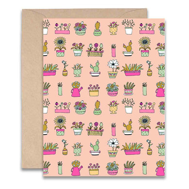 Flower Pots Card - egads-shop