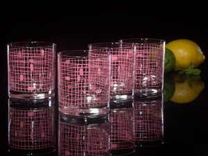 Basket Weave Drinking Glasses