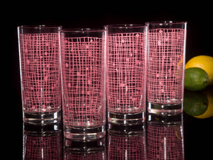 Basket Weave Drinking Glasses