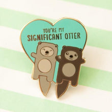 Load image into Gallery viewer, Significant Otter Enamel Pin - egads-shop