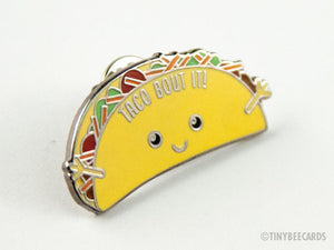Taco Bout It Enamel Pin - egads-shop