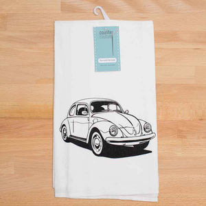 Retro Slug Bug Tea Towel - egads-shop