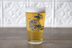 Big Wave Pint Glass - egads-shop