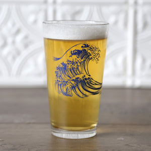 Big Wave Pint Glass - egads-shop