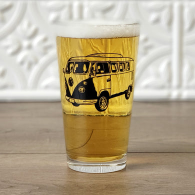 Retro Bus Pint Glass - egads-shop